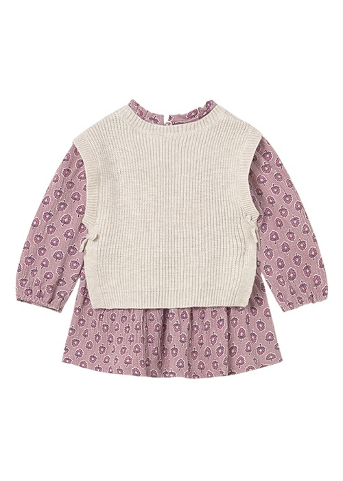 Rochie cu vesta tricotata - Mayoral [2]