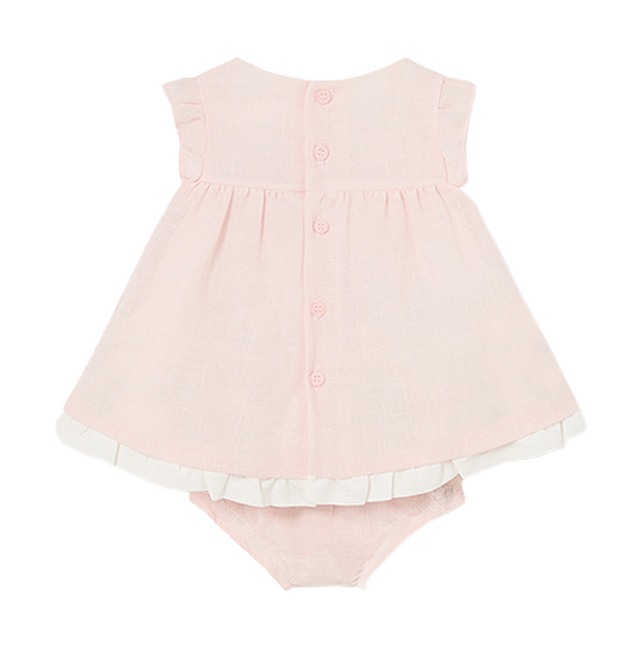 Rochie fronseuri - nude [2]