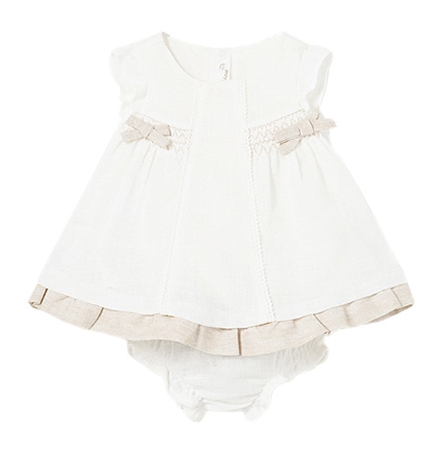 Rochie fronseuri - ocru [2]