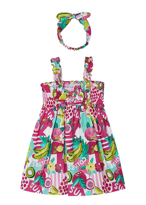 Rochie fucsia jungla cu bentita - Mayoral 9 ani (134 cm) [3]