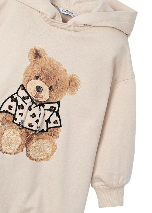 Rochie hanorac cu gluga - crem - Mayoral [3]