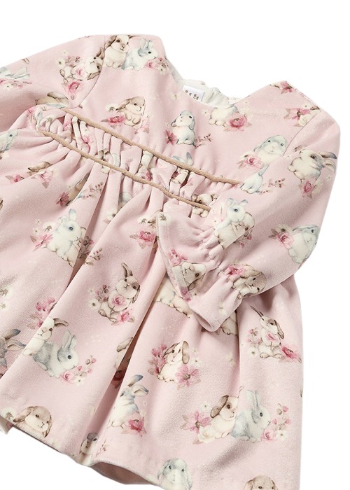 Rochie - Iepurasi - Roz pal - Mayoral  18 luni [5]