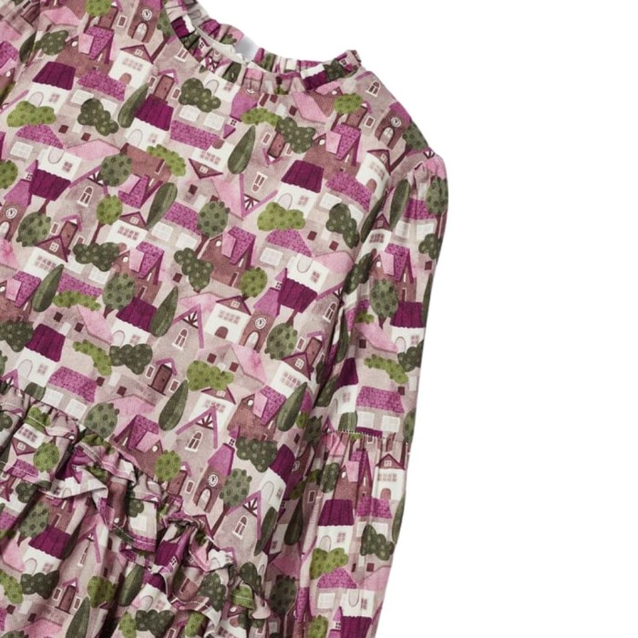 Rochie  imprimeu casute-  Mayoral   8 ani (128 cm) [4]