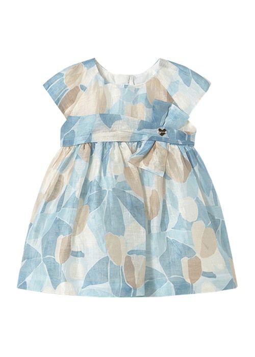Rochie imprimeu flori - Bleu/Bej - Mayoral 4 ani [2]