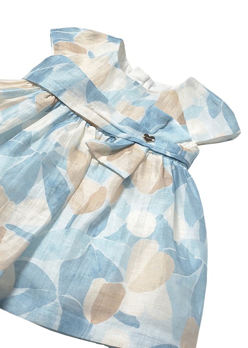 Rochie imprimeu flori - Bleu/Bej - Mayoral 4 ani [4]