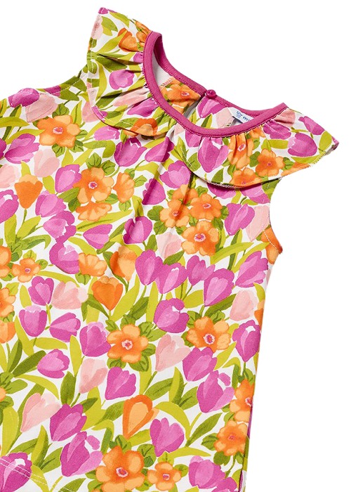 Rochie imprimeu - lalele + chilotei Better Cotton [4]