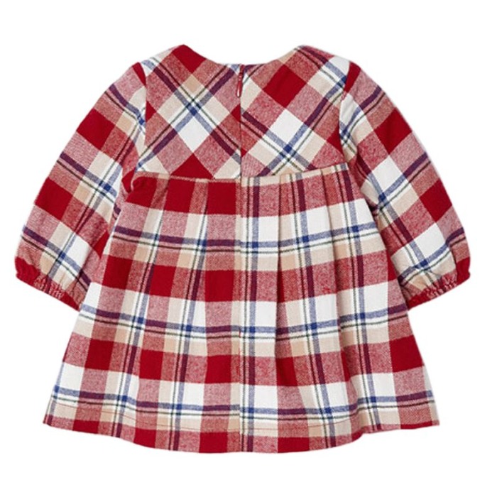 Rochie in carouri pentru nou-nascut ECOFRIENDS 4-6 luni [2]