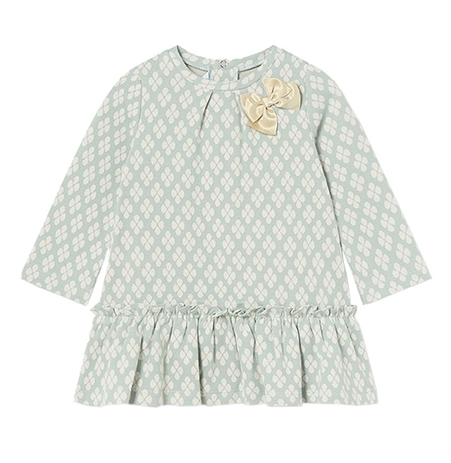 Rochie jacquard - verde - Mayoral 24 luni [2]