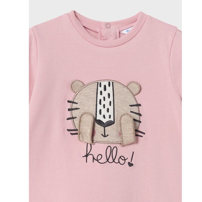 Rochie Jersey - Roz pudrat - Mayoral  24 luni (92 cm) [3]