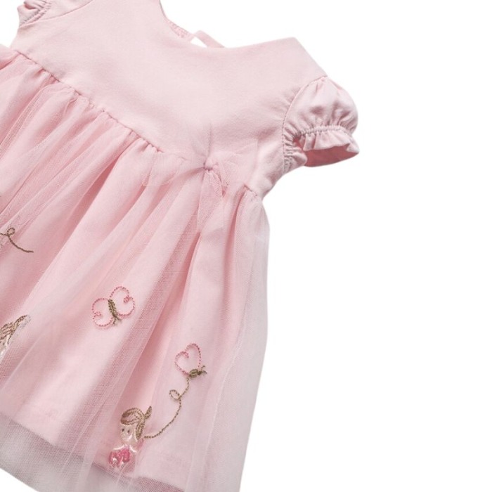 Rochie Rosa baby tul brodat - Mayoral  4-6 luni [4]