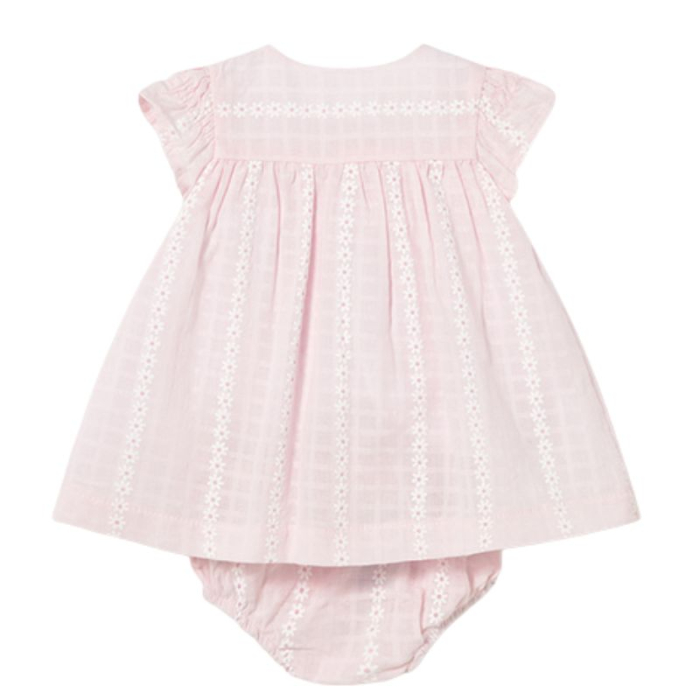 Rochie roz  cu chilotei nou-nascut - Mayoral [2]