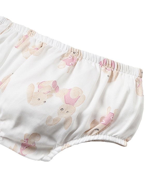 Rochie satin - alb - iepurasi [4]