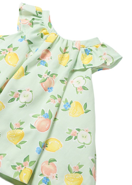 Rochie satin - fructe [3]