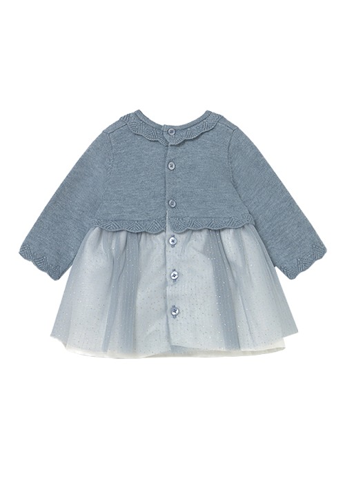 Rochie tricot si tul - gri - Mayoral [2]
