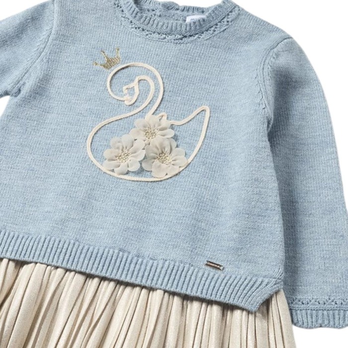 Rochie tricot vernil - Mayoral bebe - Mayoral 36 lunu (98 cm) [5]