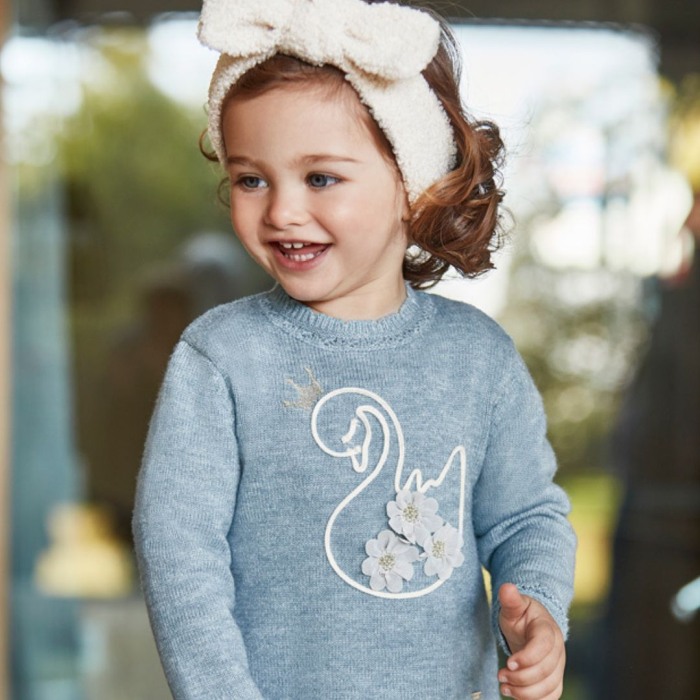 Rochie tricot vernil - Mayoral bebe - Mayoral 36 lunu (98 cm) [4]