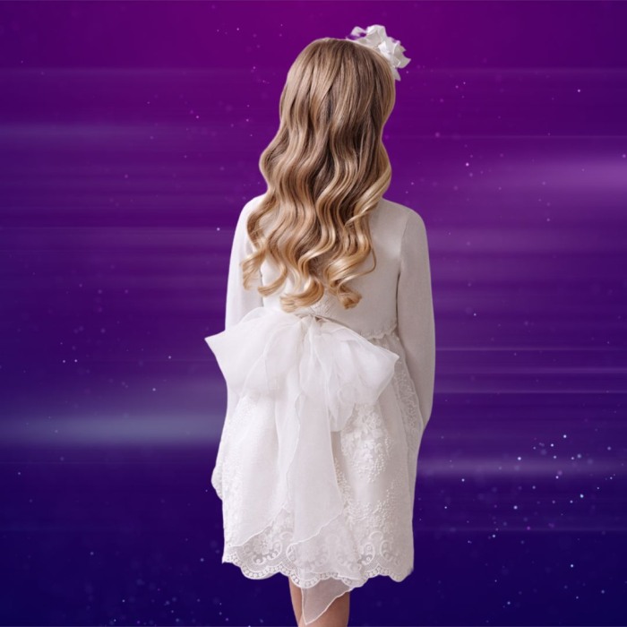 Rochie Tul  Alb - Abel&lula    7 ani [7]