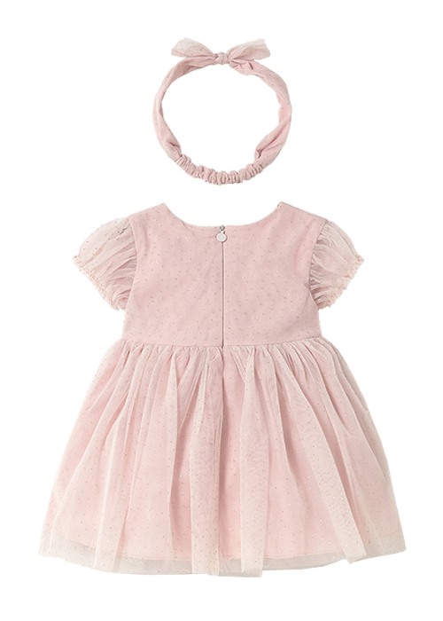 Rochie tul + bentita - Roz - Mayoral 2 ani [2]