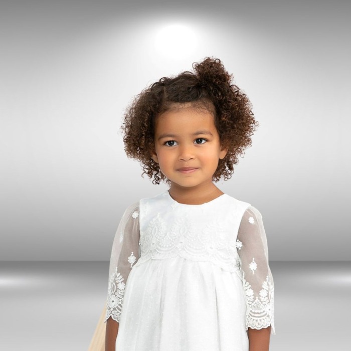 Rochie Tul brodat Plumeti Ceremonie - Abel & lula  36 luni (98 cm) [2]