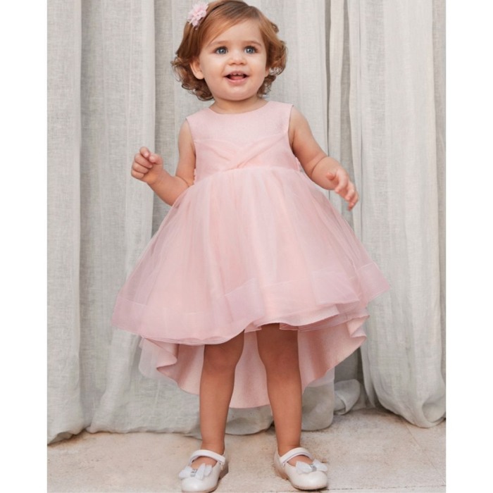 Rochie Tul  roz cu sclipici- Abel&lula   6-9 luni 75 cm [6]