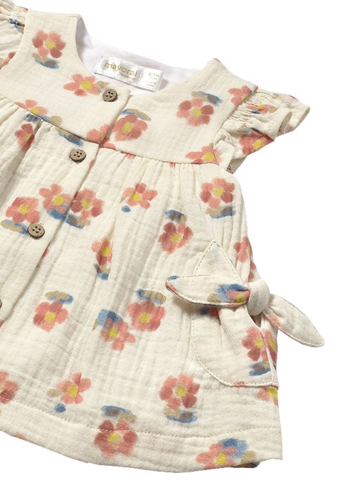 Rochita + chilotei - flori - Mayoral  18 luni [3]