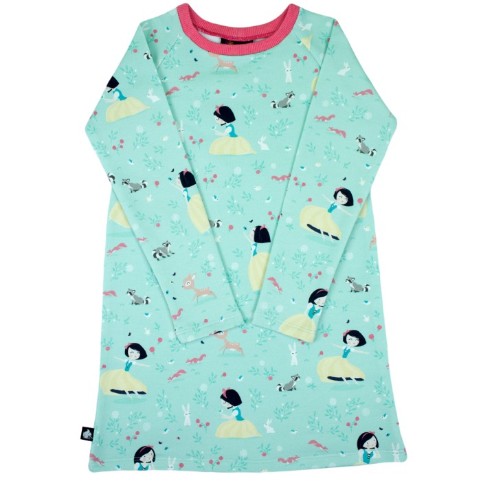 Rochita cu maneca lunga imprimeu Alba ca Zapada 92 cm (18-24 luni) [2]