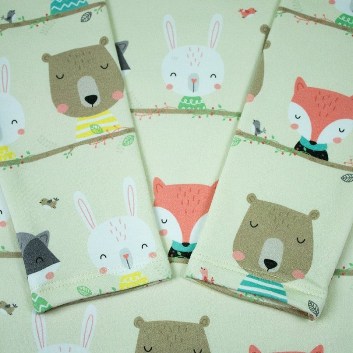 Rochita cu maneca lunga imprimeu Animale din padure 122 cm (6-7 ani) [3]