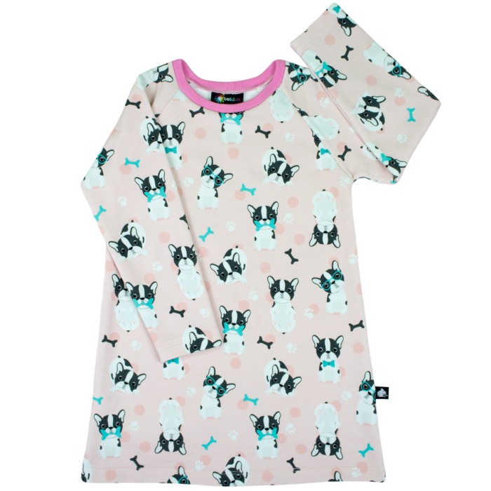 Rochita cu maneca lunga imprimeu Catelusi 122 cm (6-7 ani) [2]