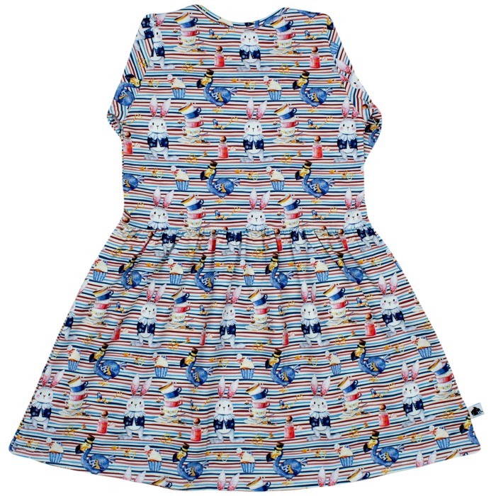 Rochita cu maneca lunga imprimeu iepurasi  122 cm (6-7 ani) [3]