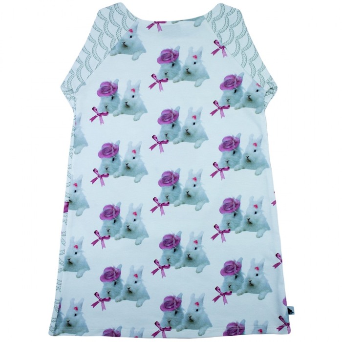 Rochita cu maneca lunga imprimeu Iepurasi 122 cm (6-7 ani) [2]