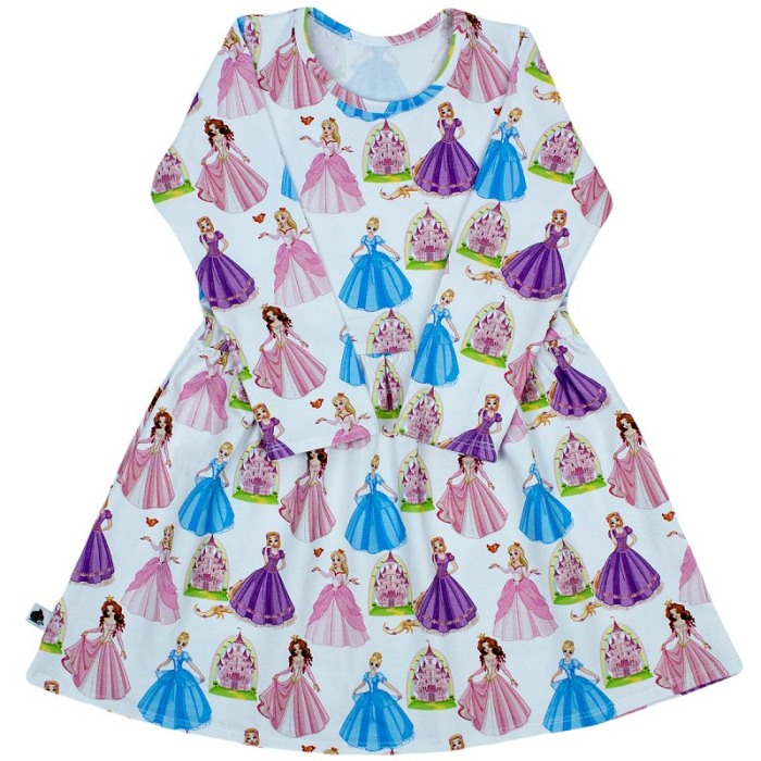 Rochita cu maneca lunga imprimeu printese din povesti 122 cm (6-7 ani) [4]