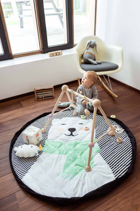 Sac depozitare jucarii 3 in 1 Urs polar - Play&go [7]