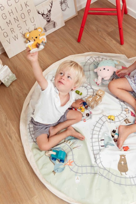 Sac depozitare jucarii Cale ferata - Play&go [9]