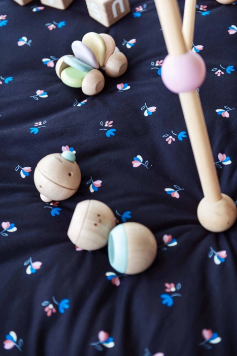 Sac depozitare jucarii Flori 3 in 1 Flori roz - Play&go [11]