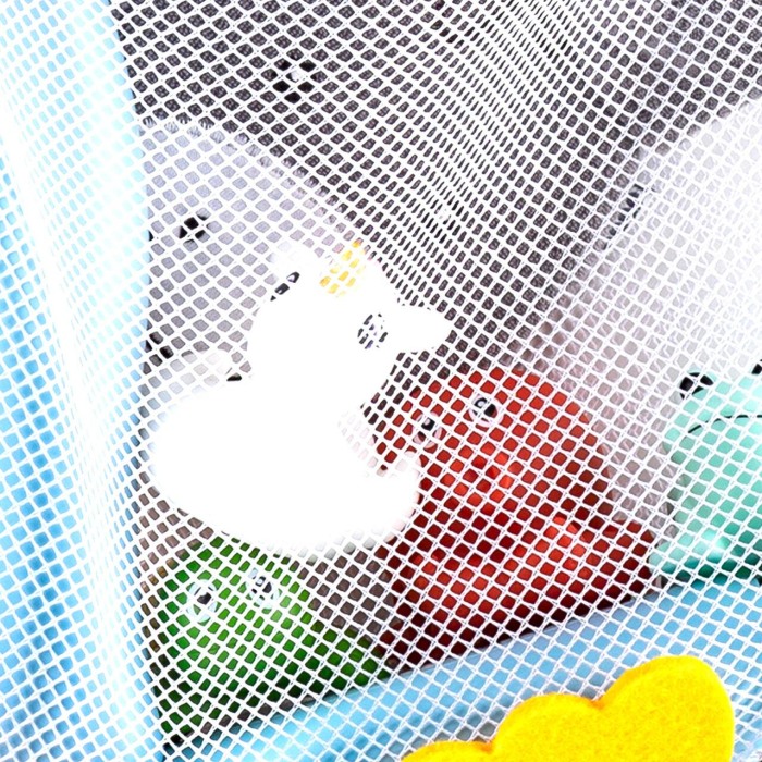 Saculet din plasa pentru jucarii de baie, prindere cu ventuze, forma de pinguin, fara BPA, 0+ luni, Reer MyHappyPingu 76062 [6]