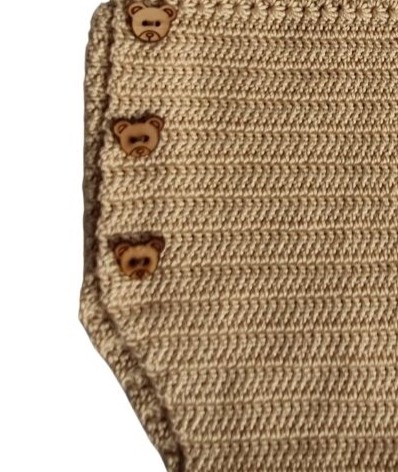 Salopeta crosetata - Bej - ursulet [4]