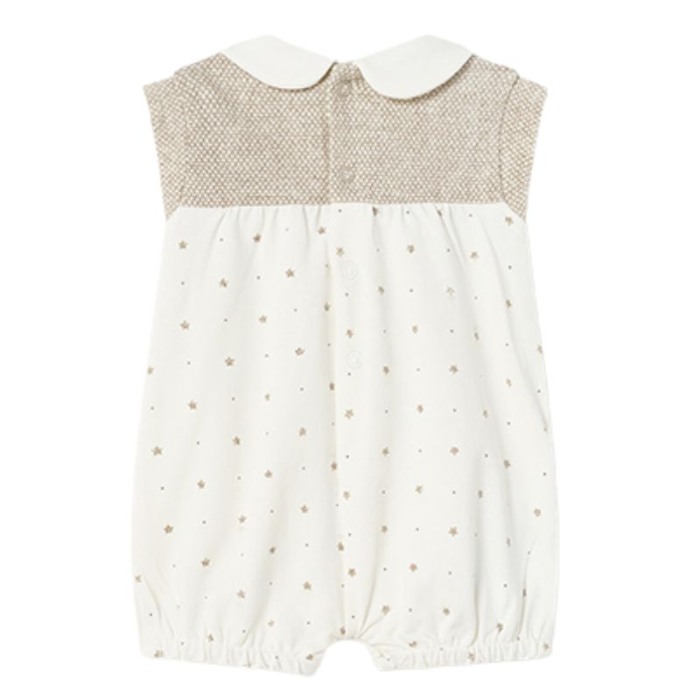 Salopeta cu guler din bumbac sustenabil urechi iepuras - Mayoral 2-4luni [2]