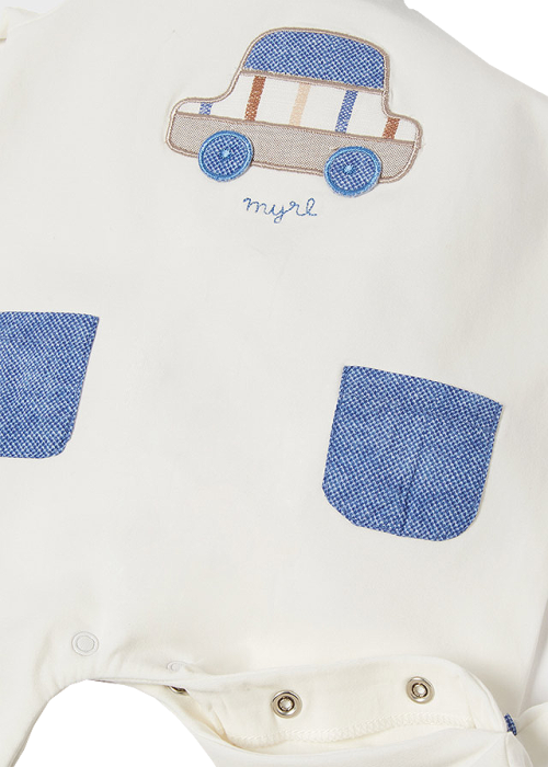 Salopeta lunga cu botosi ECOFRIENDS - Masinuta [4]