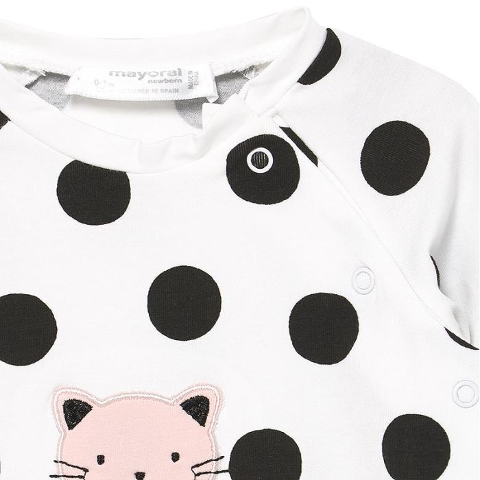 Salopeta (pijama) cu buline - Mayoral 1-2 luni [3]