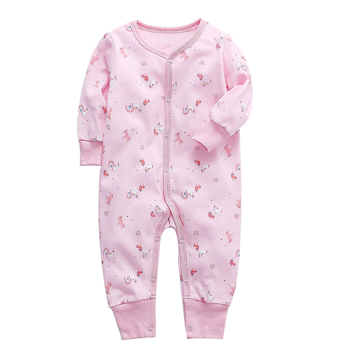 Salopeta (pijama) cu capse - Inorogi - Easymon [3]