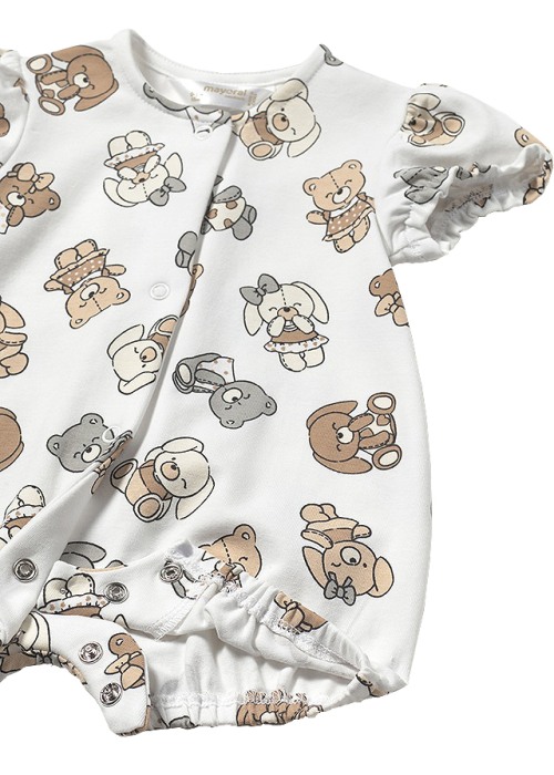 Salopeta (pijama) scurta - ursuleti - Mayoral 2-4 luni [3]