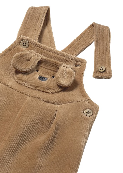 Salopeta velur cu bretele - caramel - Mayoral [3]