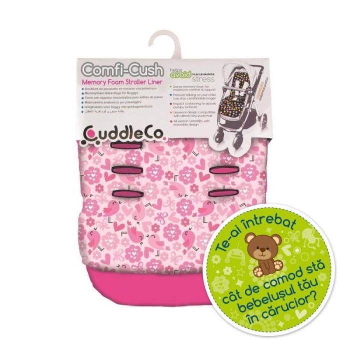 Saltea carucior - Comfi-Cush - Love Birds - CuddleCo. [3]