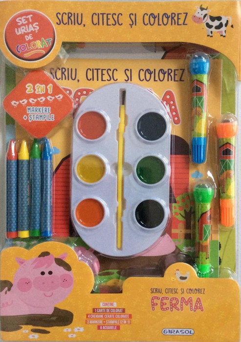 Scriu, citesc si colorez - Ferma [1]
