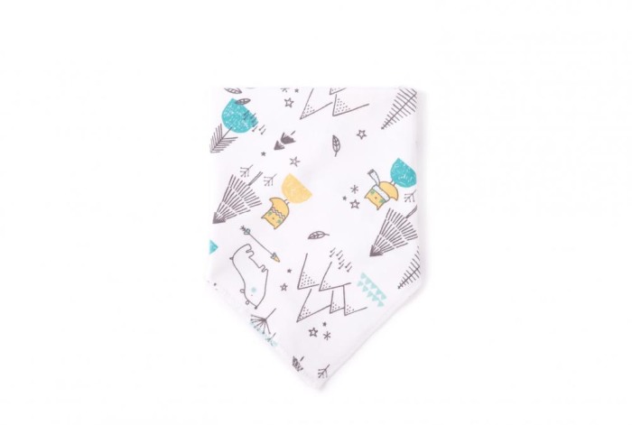 Set 2 bandane triunghi Alaska/Mint Dots [2]