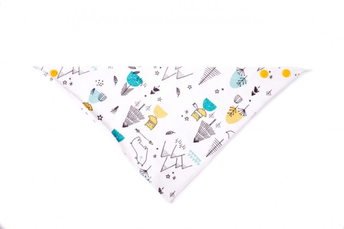 Set 2 bandane triunghi Alaska/Mint Dots [4]