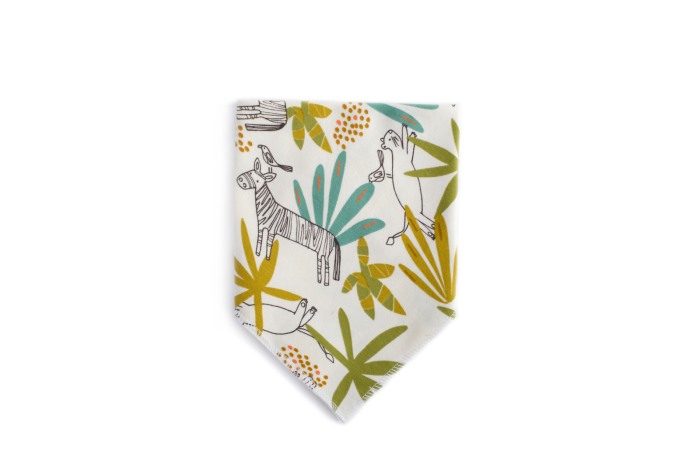Set 2 bandane triunghi Jungle/Mint [2]