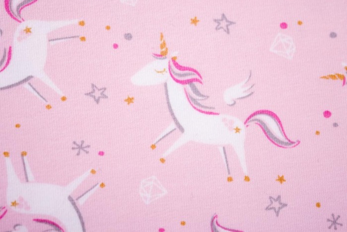 Set 2 bandane triunghi Unicorns/Pink Gold Stars [5]