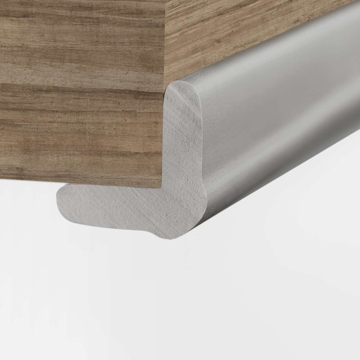 Set 2 benzi de protectie universala din spuma poliuretan pentru muchii si colturi, rezistente la muscaturi, gri, 2 x 1 m, Reer 82041 [3]