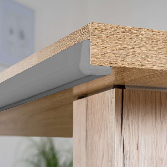 Set 2 benzi de protectie universala din spuma poliuretan pentru muchii si colturi, rezistente la muscaturi, gri, 2 x 1 m, Reer 82041 [9]